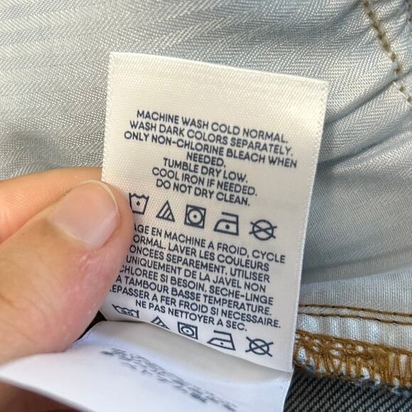 Lands' End Recover Dark Wash Straight Jeans NWT Women's Sz 22W Sustainable - Picture 8 of 8